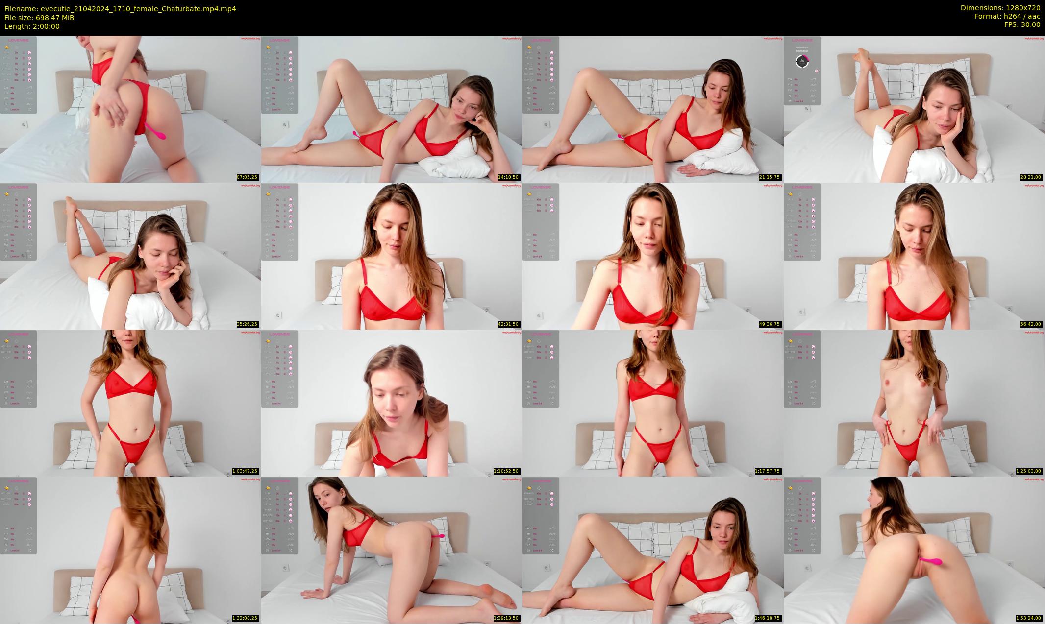evecutie — 120 minute Chaturbate female cam show recording, 720p, Apr 21, 2024