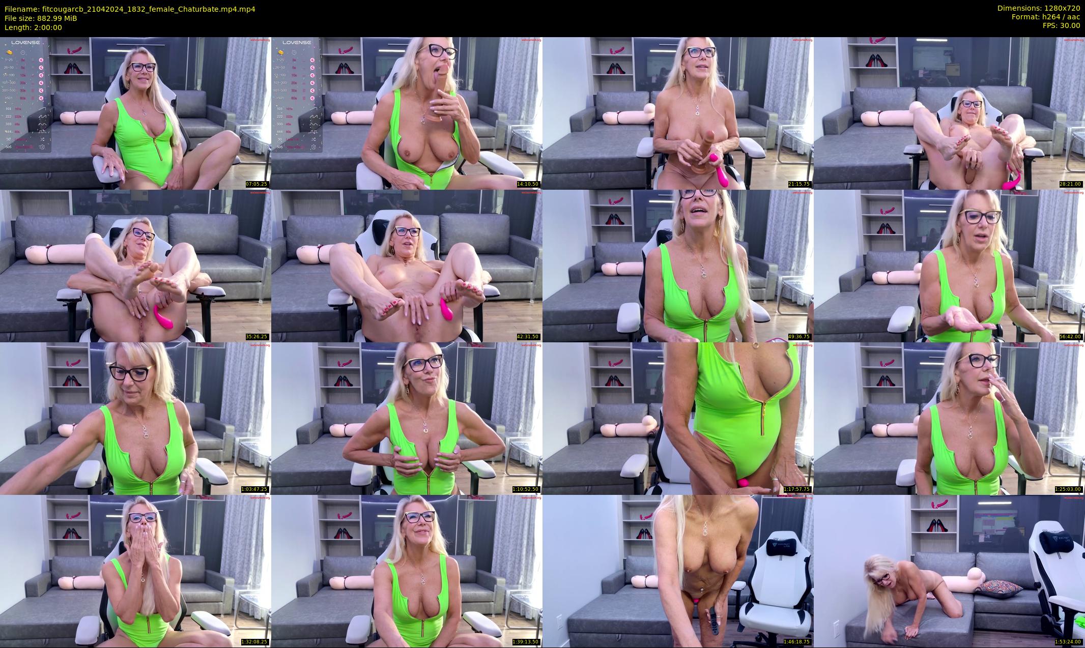 fitcougarcb — 120 minute Chaturbate female cam show recording, 720p, Apr 21, 2024