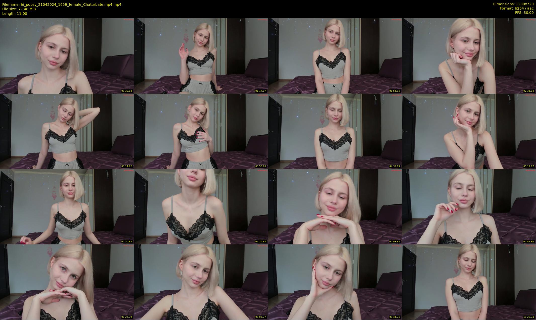 hi_popsy — 11 minute Chaturbate female cam show recording, 720p, Apr 21, 2024