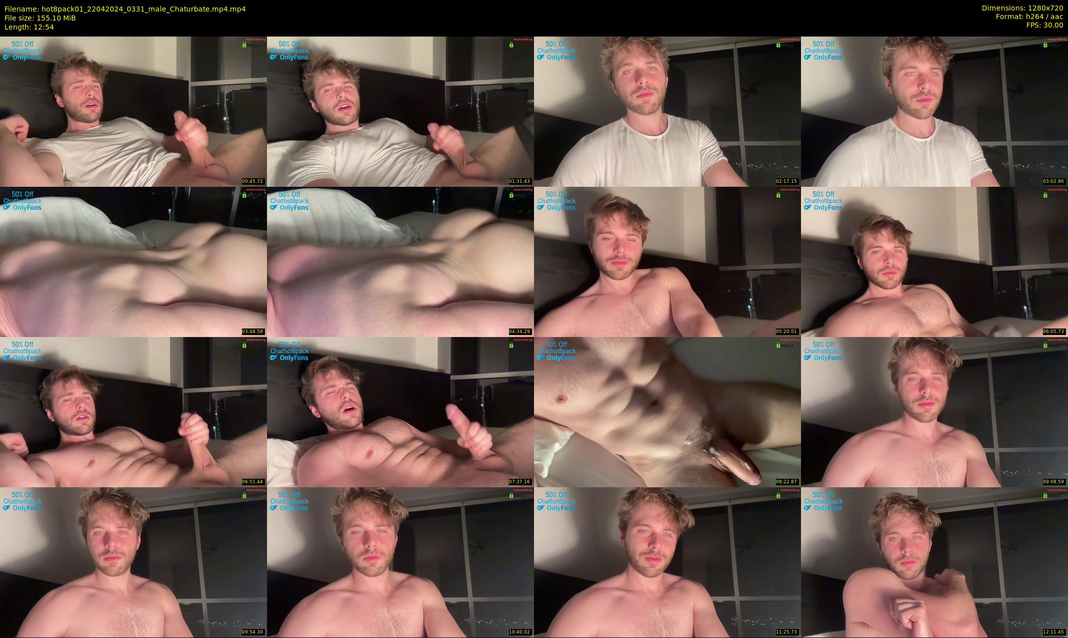 hot8pack01 — 13 minute Chaturbate male cam show recording, 720p, Apr 22, 2024