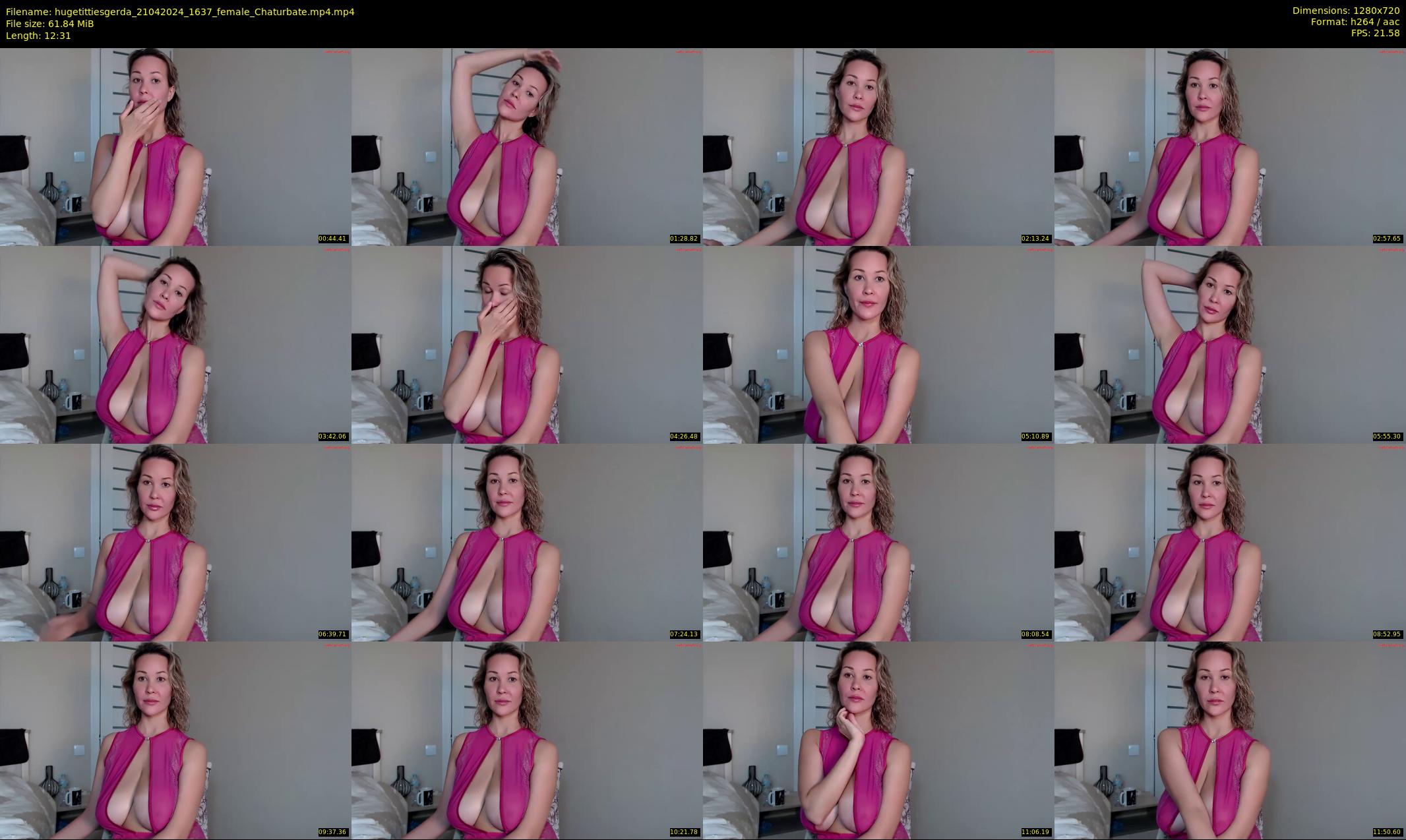 hugetittiesgerda — 13 minute Chaturbate female cam show recording, 720p, Apr 21, 2024