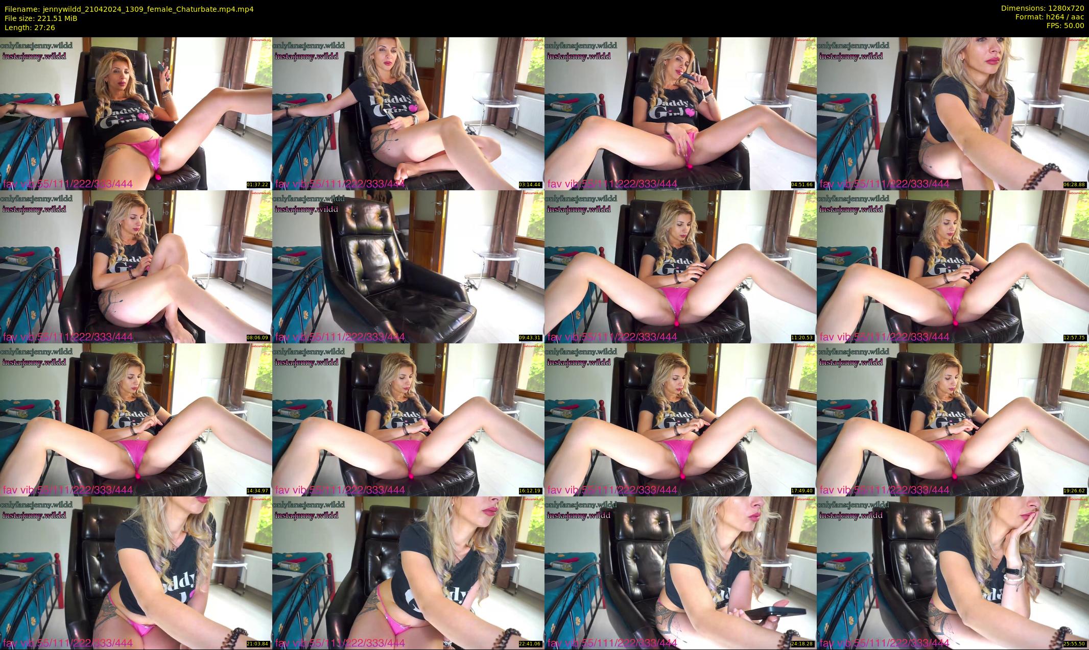 jennywildd — 28 minute Chaturbate female cam show recording, 720p, Apr 21, 2024