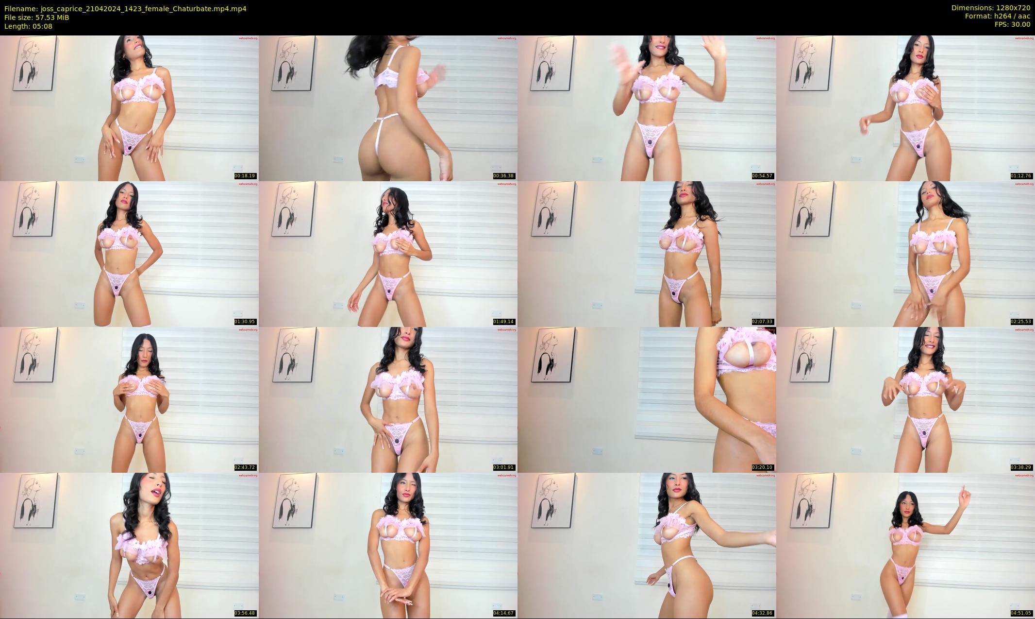 joss_caprice — 6 minute Chaturbate female cam show recording, 720p, Apr 21, 2024