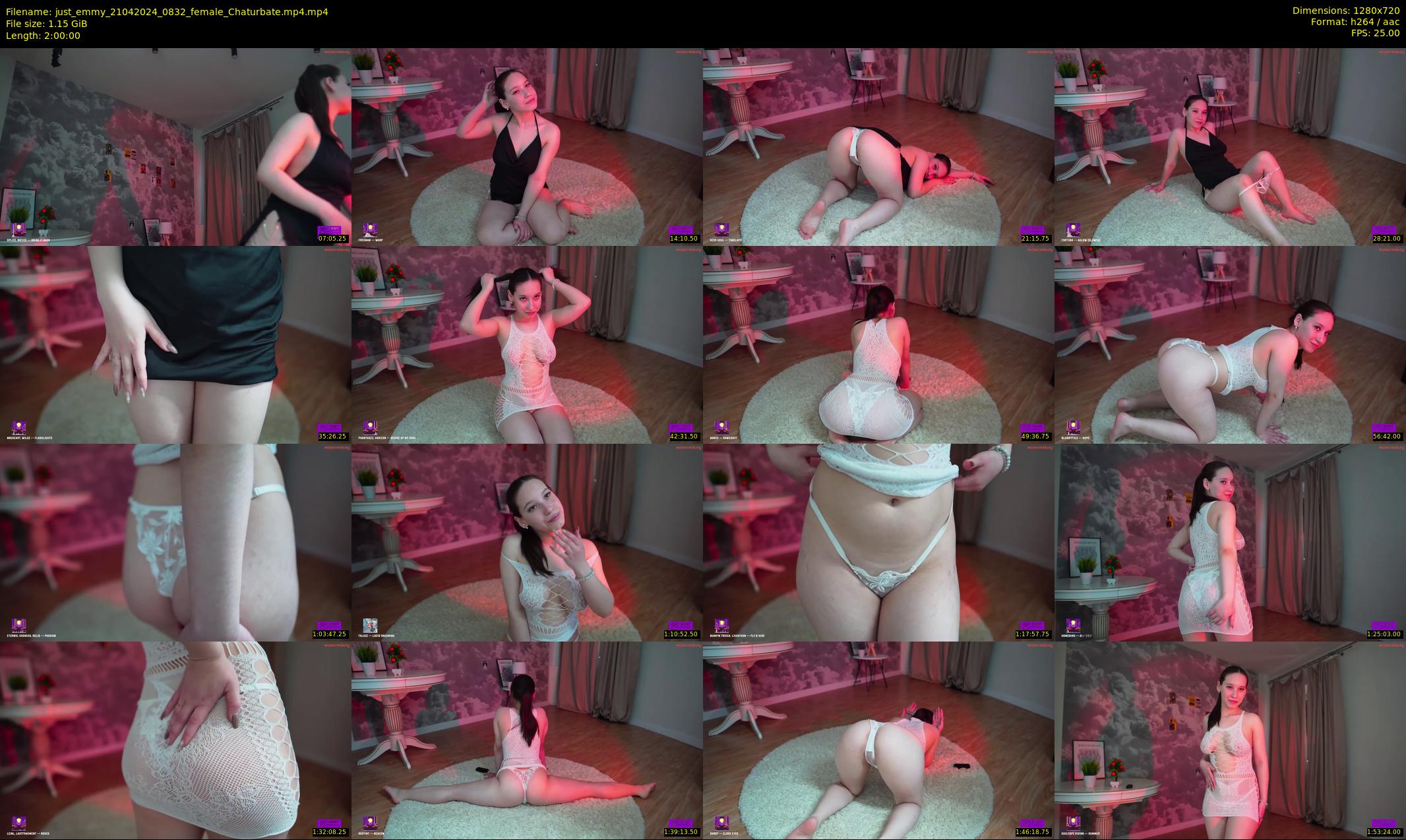 just_emmy — 120 minute Chaturbate female cam show recording, 720p, Apr 21, 2024