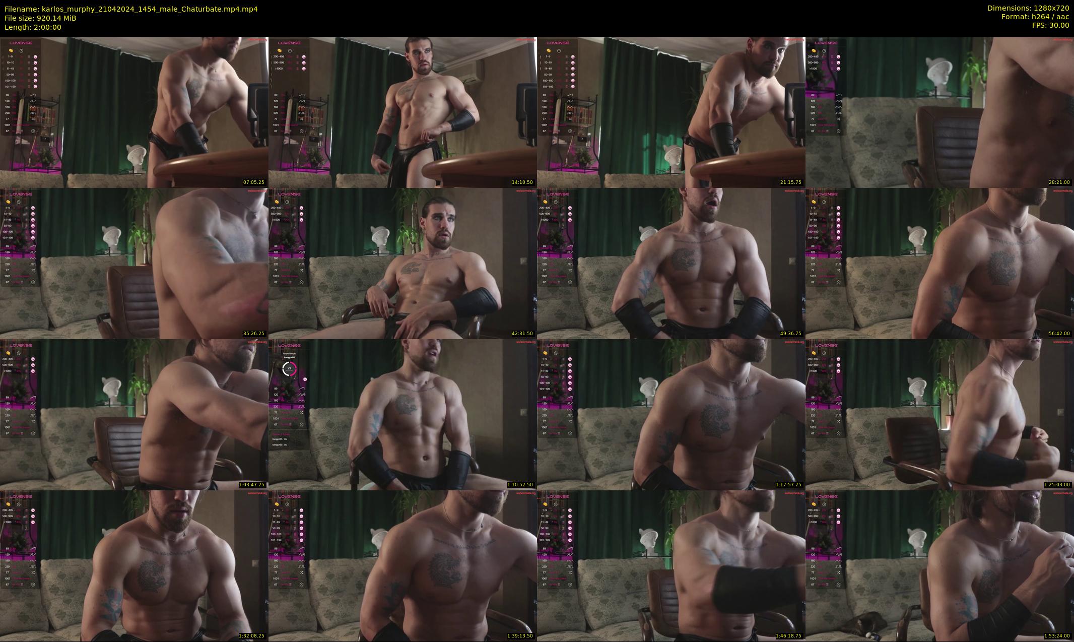 karlos_murphy — 120 minute Chaturbate male cam show recording, 720p, Apr 21, 2024
