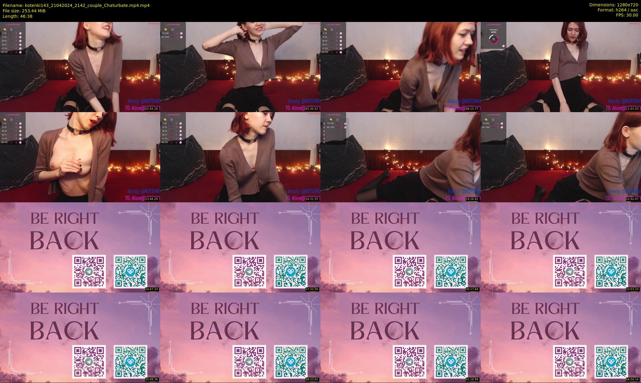 kotenki143 — 47 minute Chaturbate couple cam show recording, 720p, Apr 21, 2024