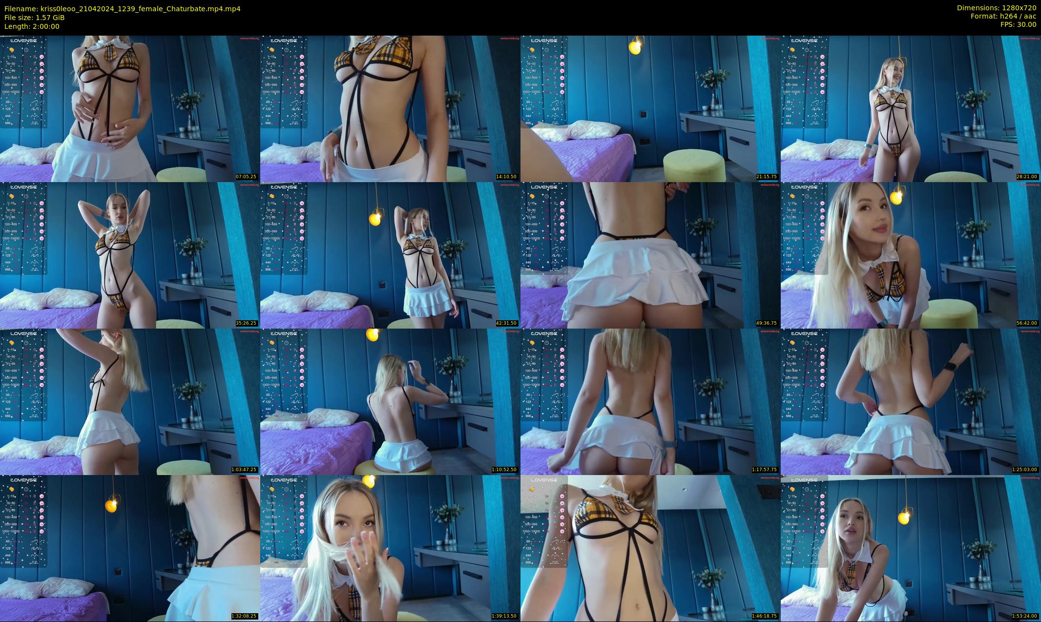 kriss0leoo — 120 minute Chaturbate couple cam show recording, 720p, Apr 21, 2024
