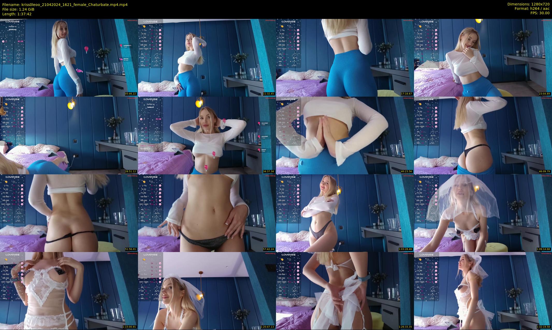 kriss0leoo — 98 minute Chaturbate couple cam show recording, 720p, Apr 21, 2024