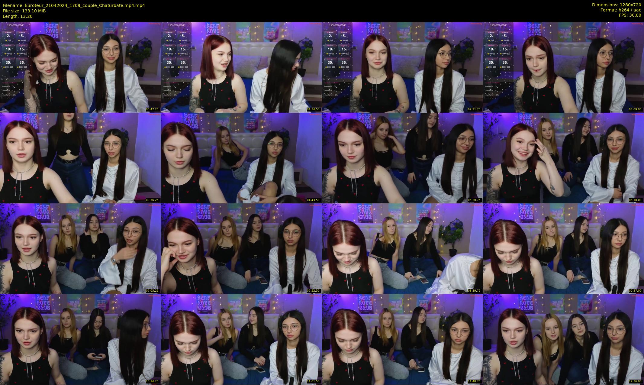kuroteur — 14 minute Chaturbate couple cam show recording, 720p, Apr 21, 2024
