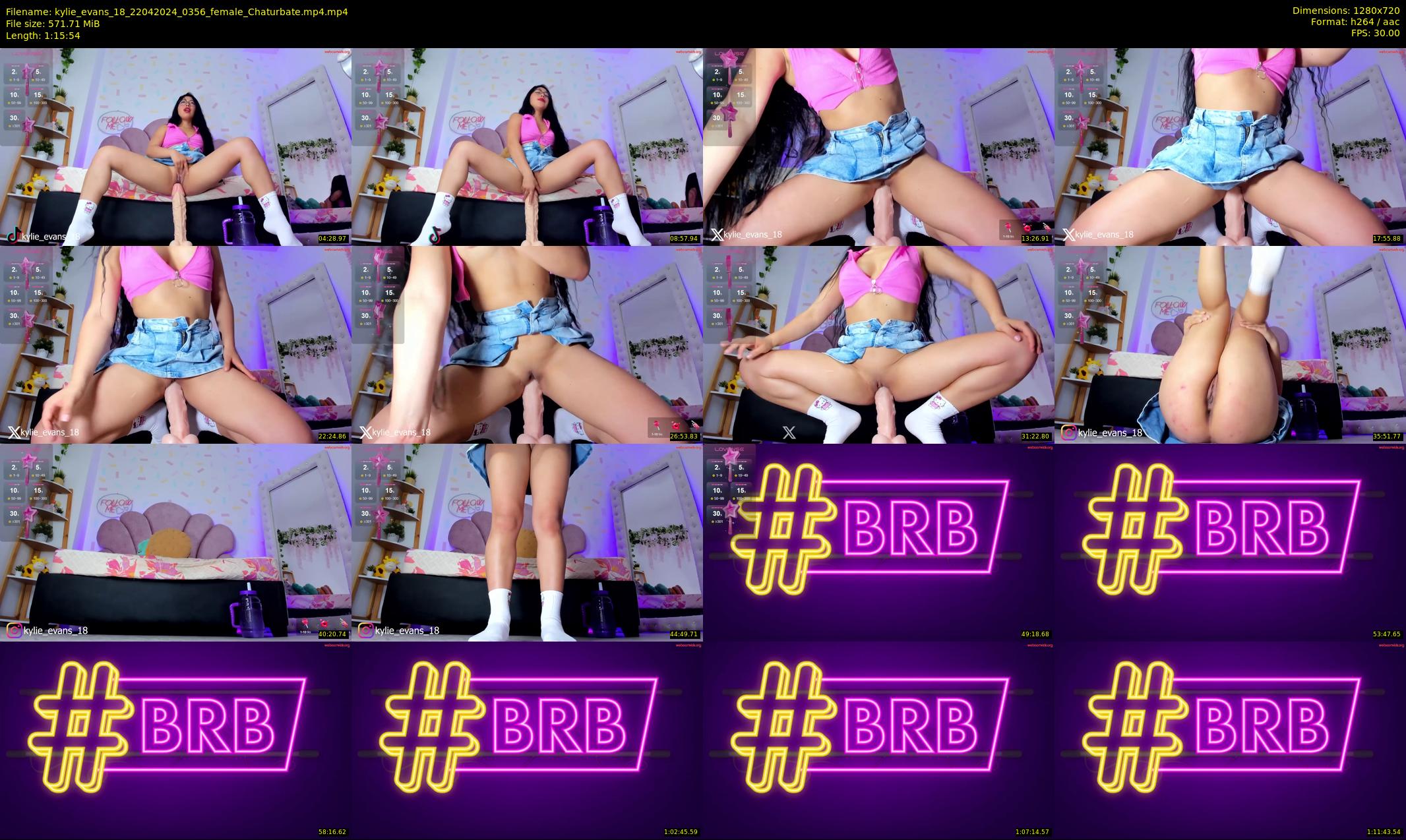 kylie_evans_18 — 76 minute Chaturbate female cam show recording, 720p, Apr 22, 2024