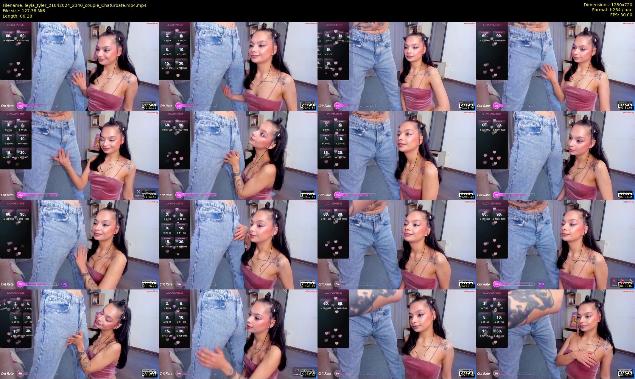 leyla_tyler — 7 minute Chaturbate couple cam show recording, 720p, Apr 21, 2024