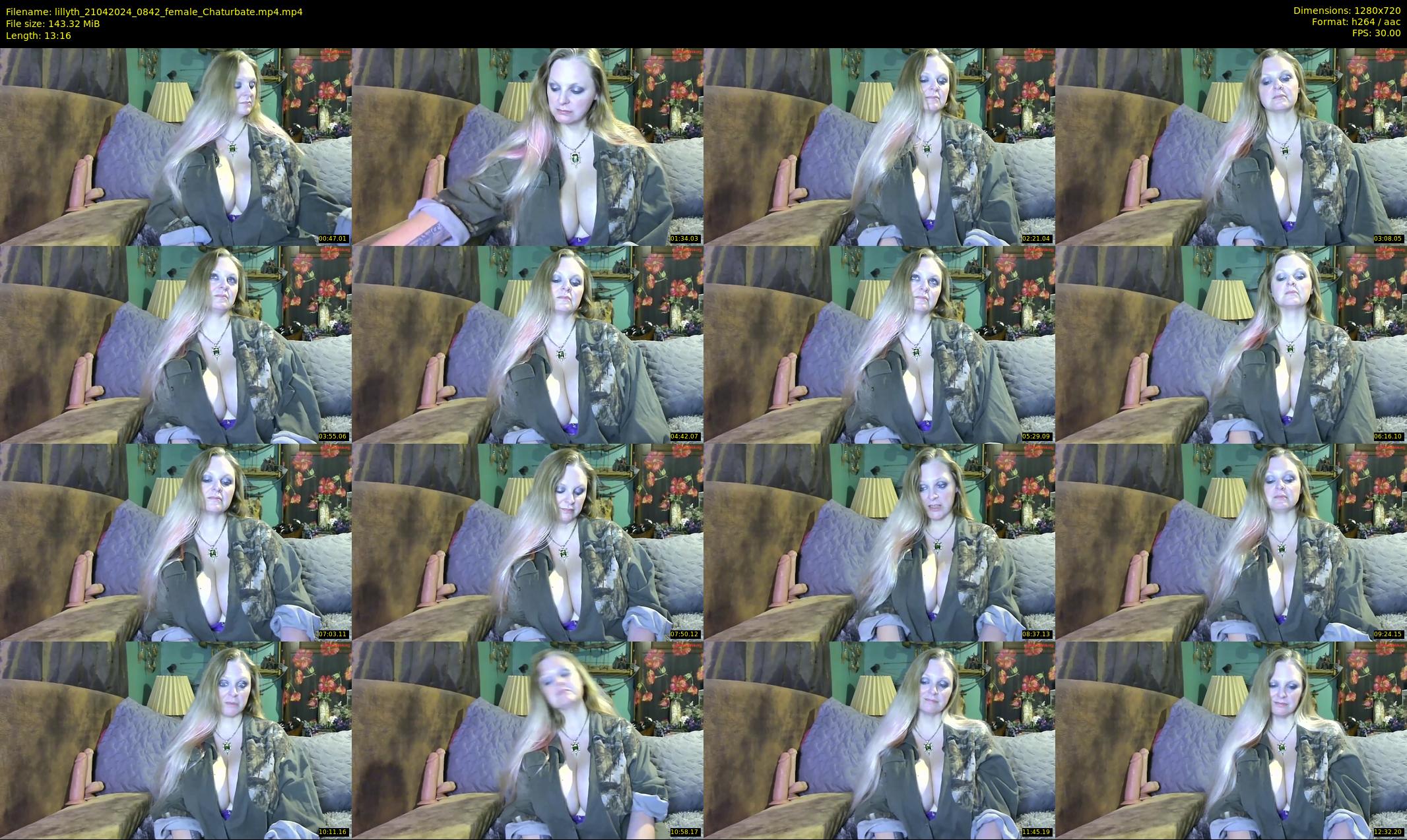 lillyth — 14 minute Chaturbate female cam show recording, 720p, Apr 21, 2024