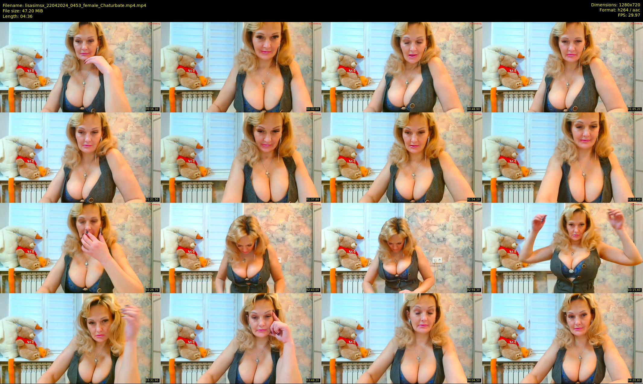 lisasimsx — 5 minute Chaturbate female cam show recording, 720p, Apr 22, 2024