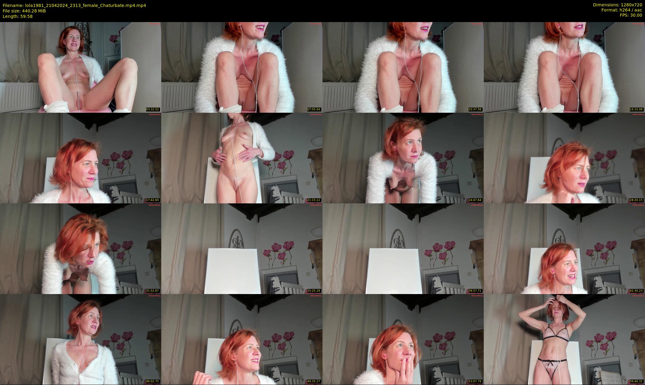 lola1981 — 60 minute Chaturbate female cam show recording, 720p, Apr 21, 2024