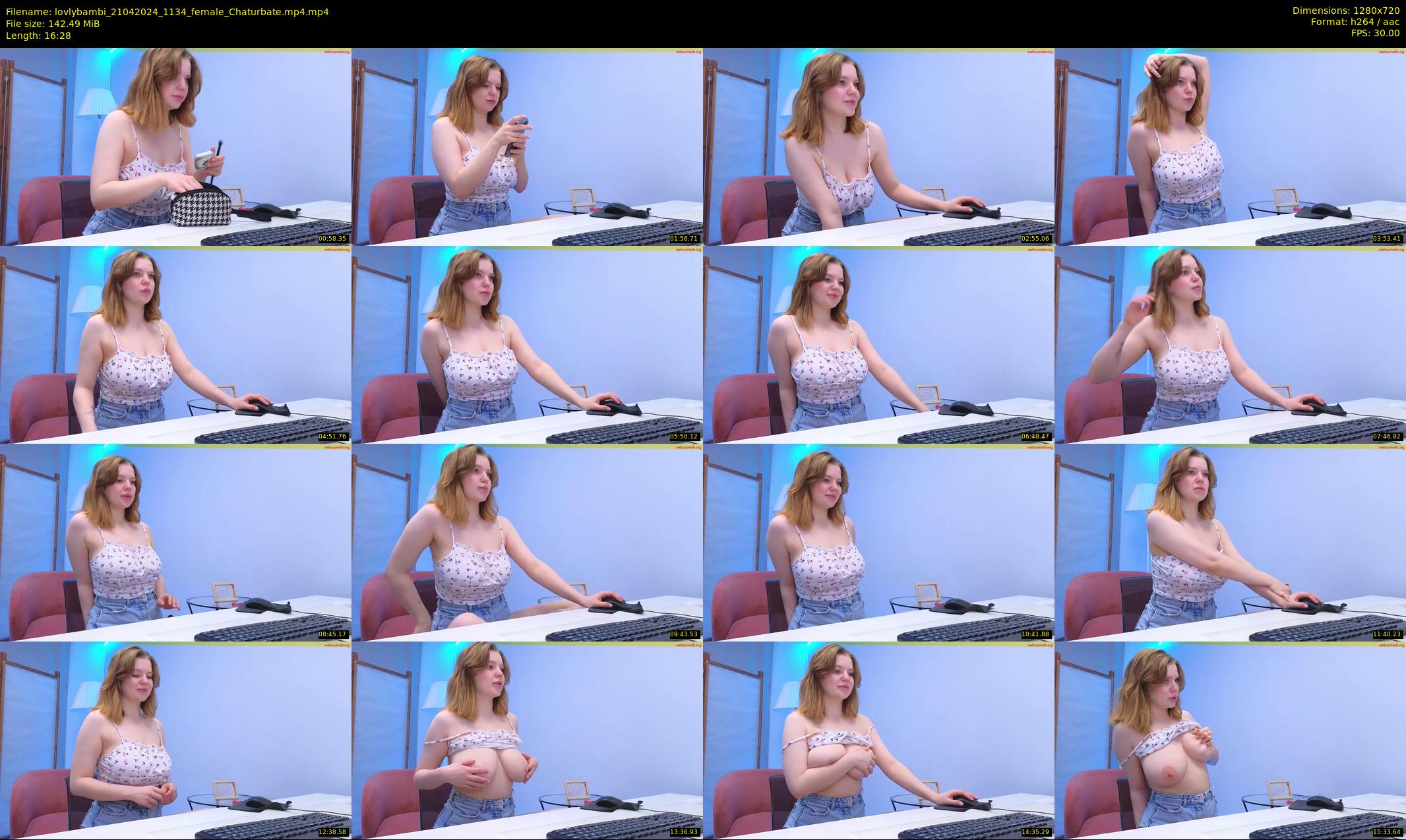 lovlybambi — 17 minute Chaturbate female cam show recording, 720p, Apr 21, 2024