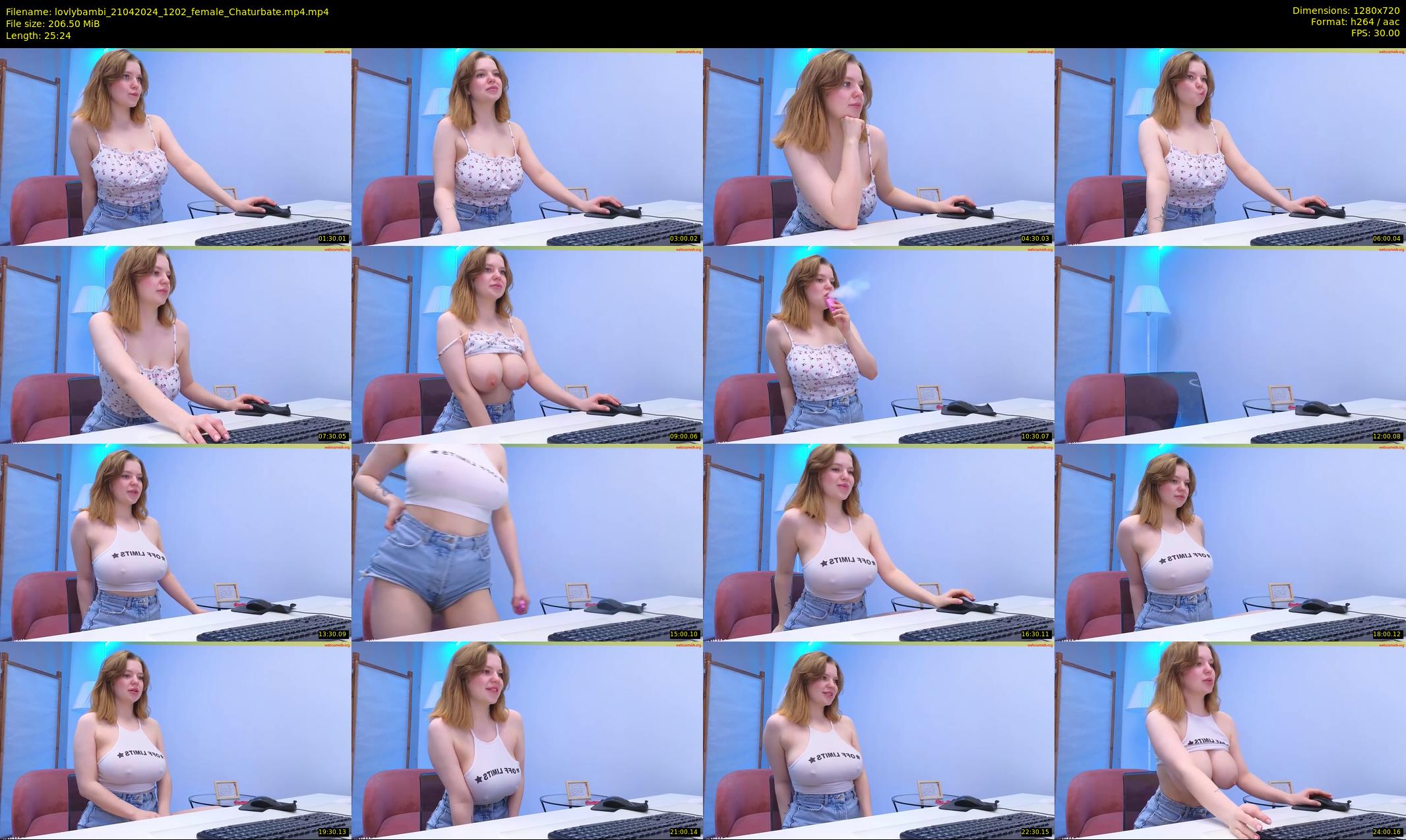 lovlybambi — 26 minute Chaturbate female cam show recording, 720p, Apr 21, 2024