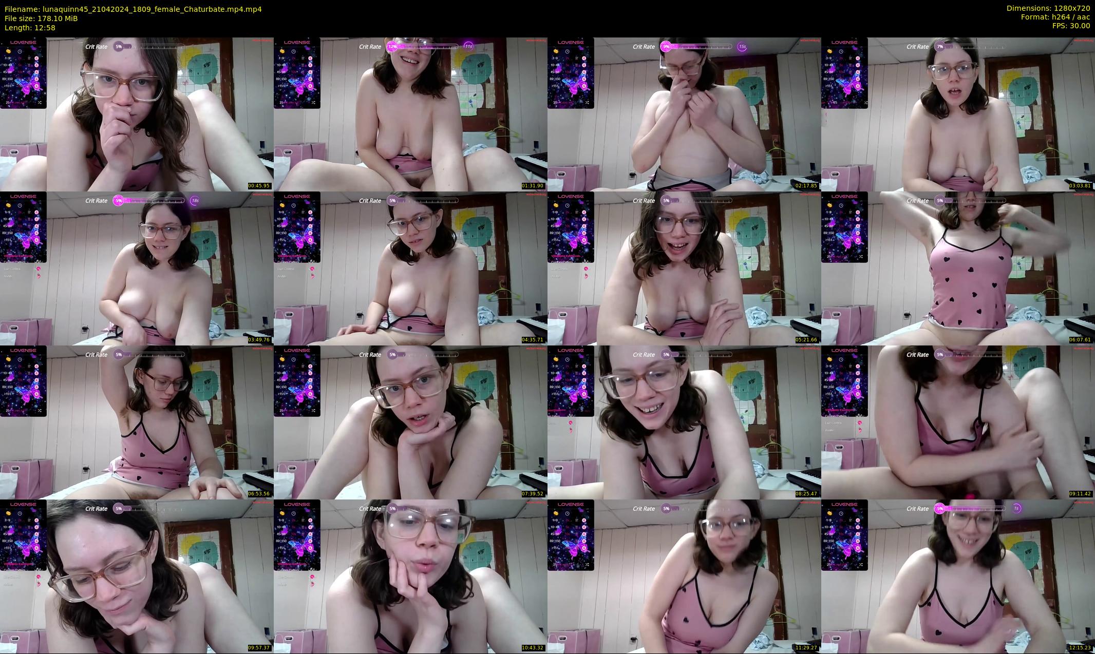lunaquinn45 — 13 minute Chaturbate female cam show recording, 720p, Apr 21, 2024