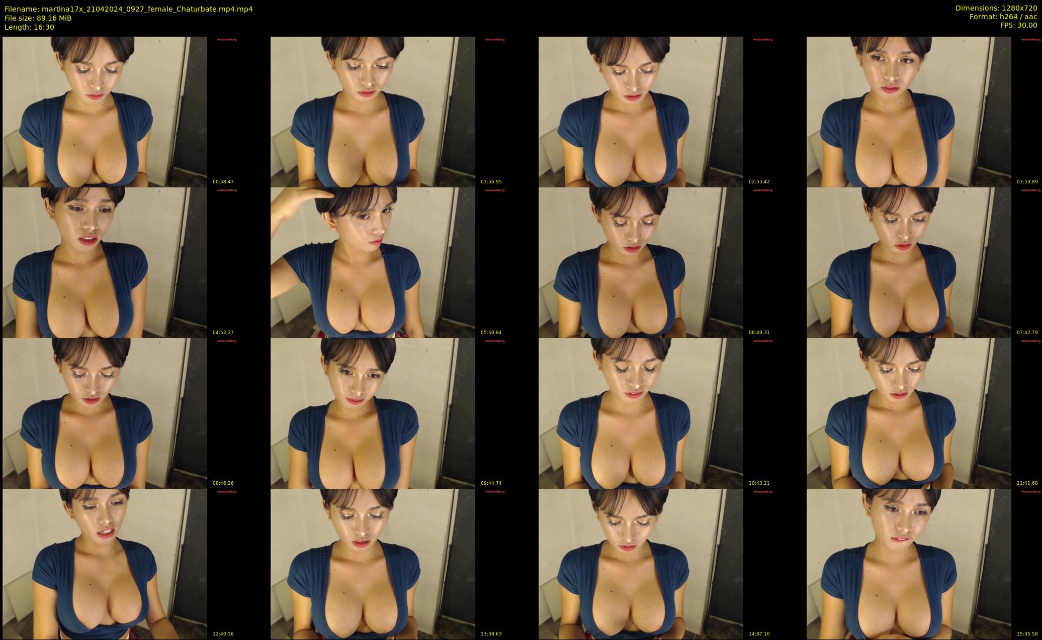 martina17x — 17 minute Chaturbate female cam show recording, 720p, Apr 21, 2024
