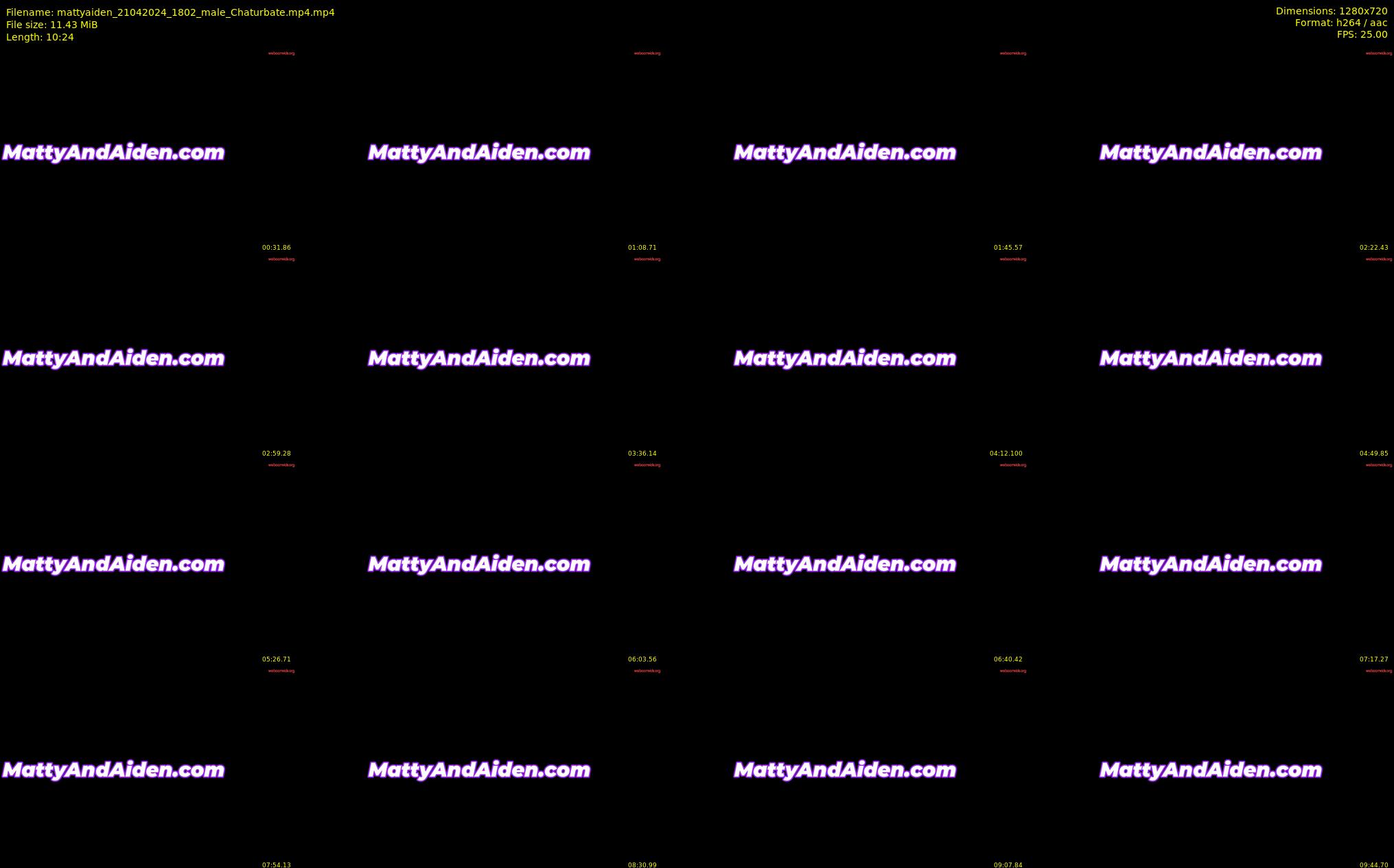 mattyaiden — 11 minute Chaturbate male cam show recording, 720p, Apr 21, 2024