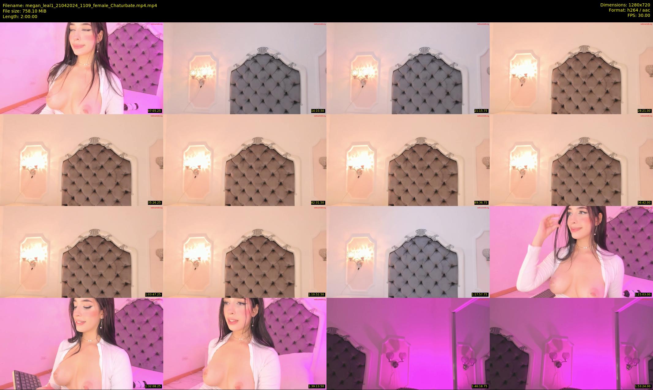 megan_leal1 — 120 minute Chaturbate female cam show recording, 720p, Apr 21, 2024