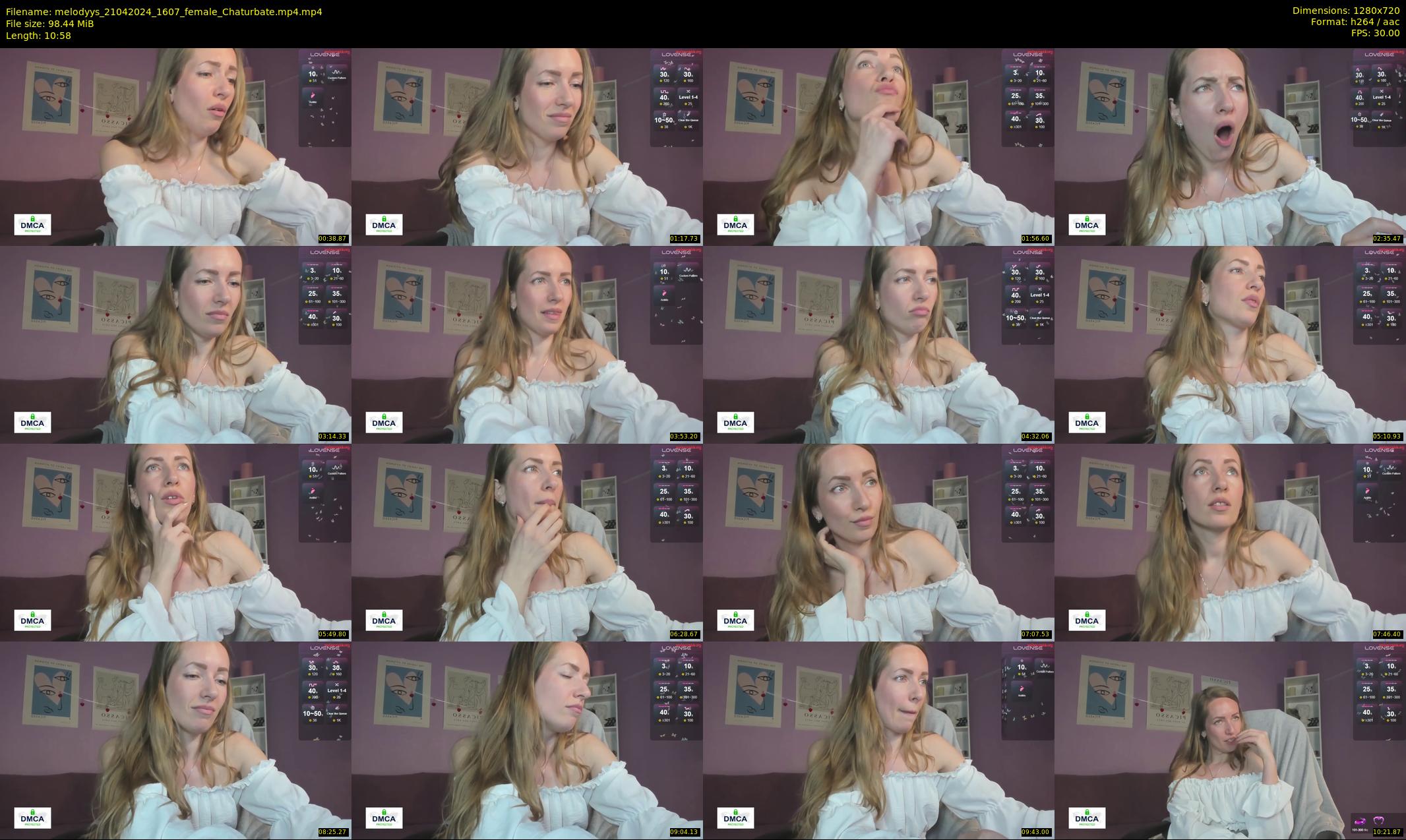 melodyys — 11 minute Chaturbate female cam show recording, 720p, Apr 21, 2024
