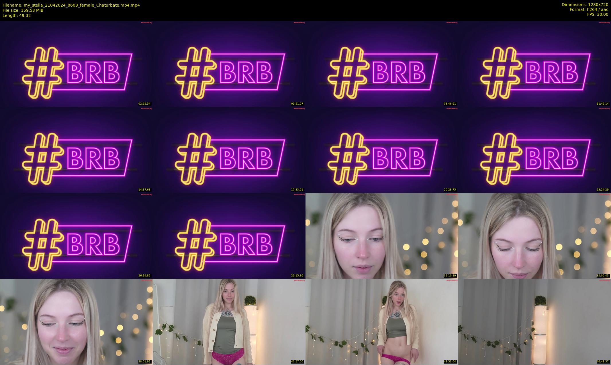 my_stella — 50 minute Chaturbate female cam show recording, 720p, Apr 21, 2024