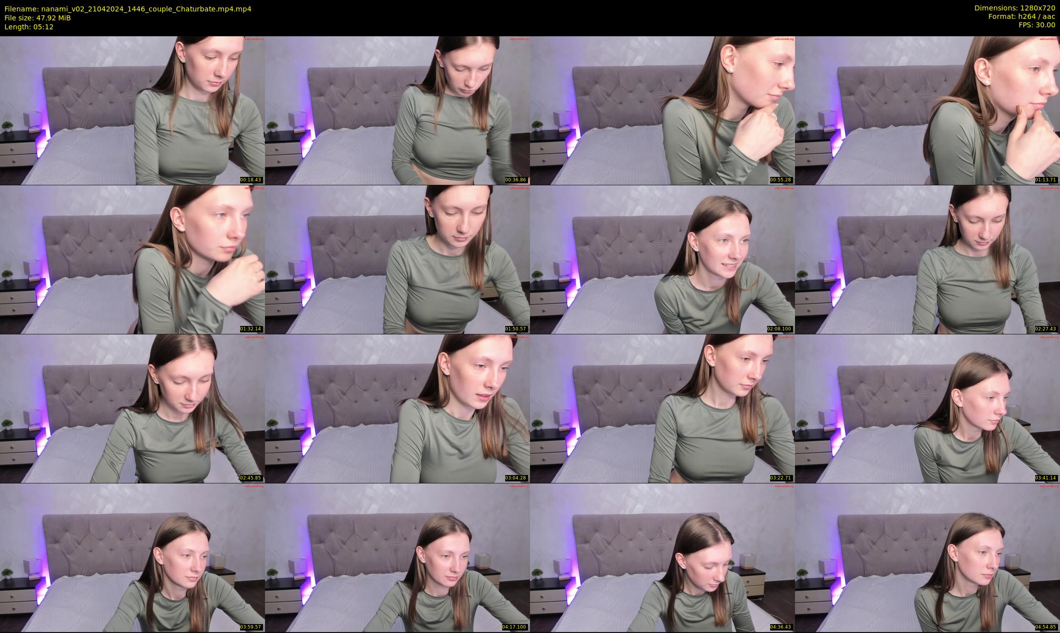 nanami_v02 — 6 minute Chaturbate couple cam show recording, 720p, Apr 21, 2024