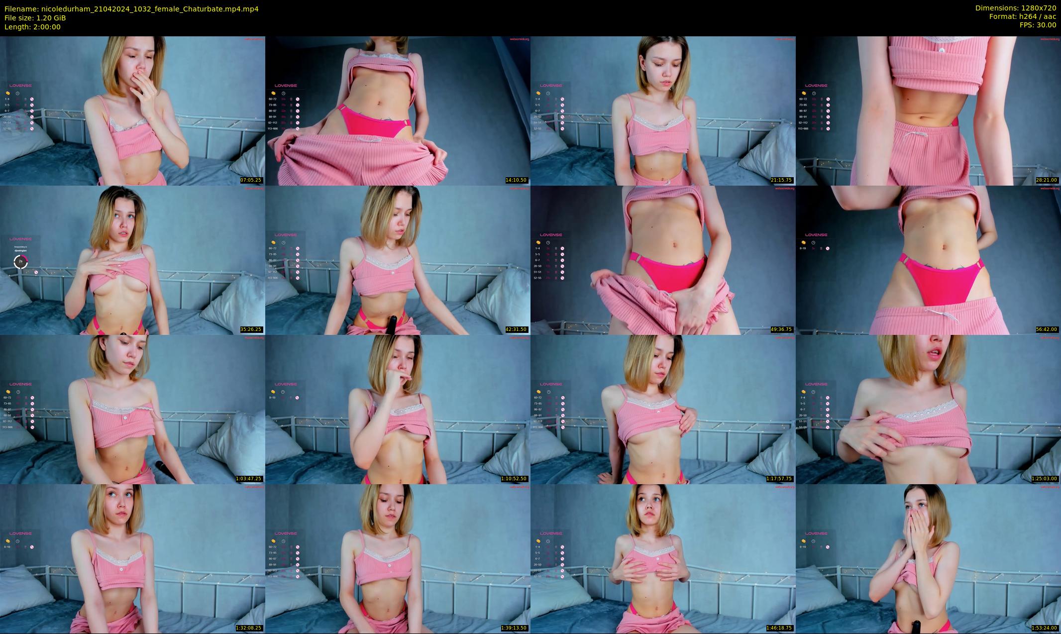 nicoledurham — 120 minute Chaturbate female cam show recording, 720p, Apr 21, 2024