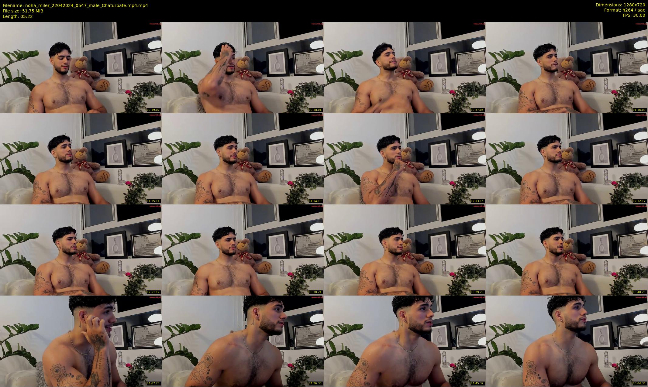 noha_miler — 6 minute Chaturbate male cam show recording, 720p, Apr 22, 2024