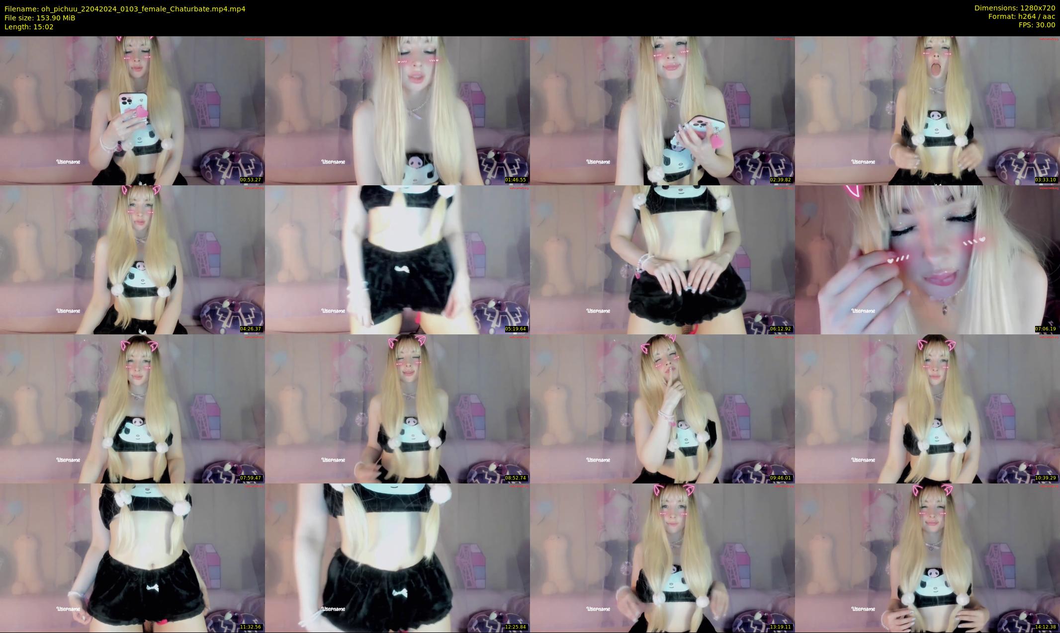 oh_pichuu — 16 minute Chaturbate female cam show recording, 720p, Apr 22, 2024