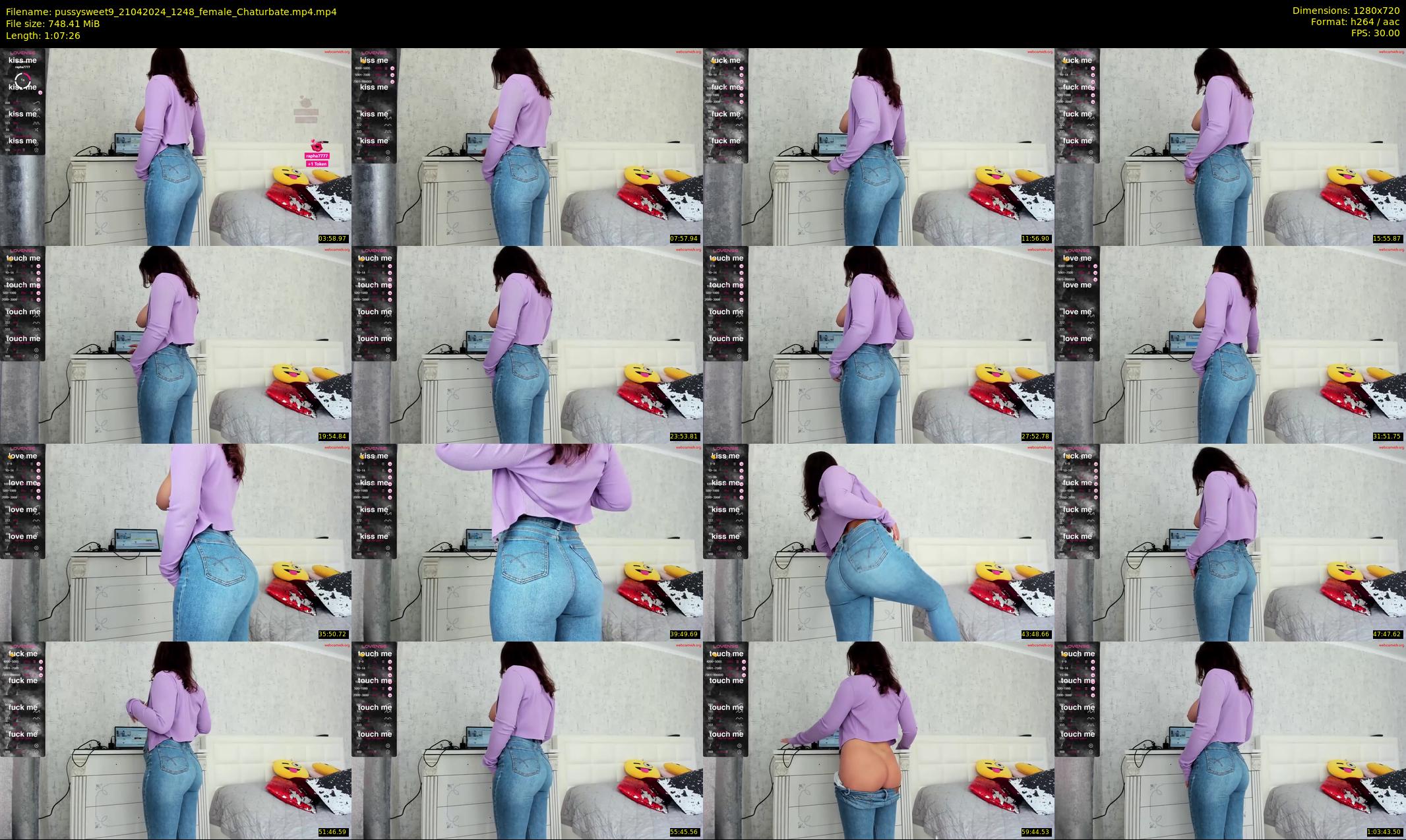 pussysweet9 — 68 minute Chaturbate female cam show recording, 720p, Apr 21, 2024