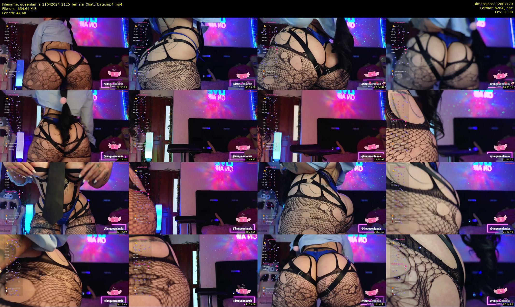 queenlamia — 45 minute Chaturbate female cam show recording, 720p, Apr 21, 2024