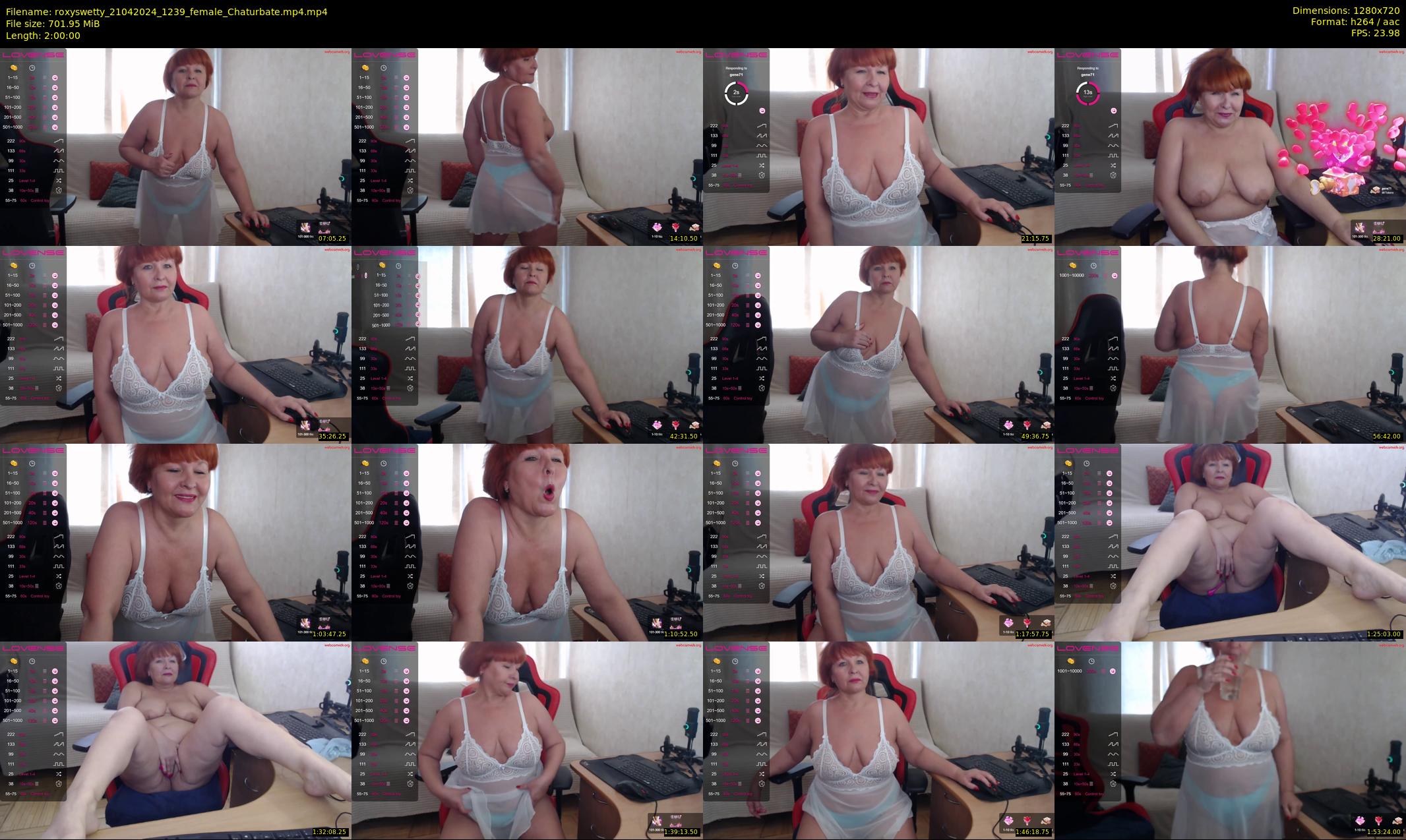 roxyswetty — 120 minute Chaturbate female cam show recording, 720p, Apr 21, 2024