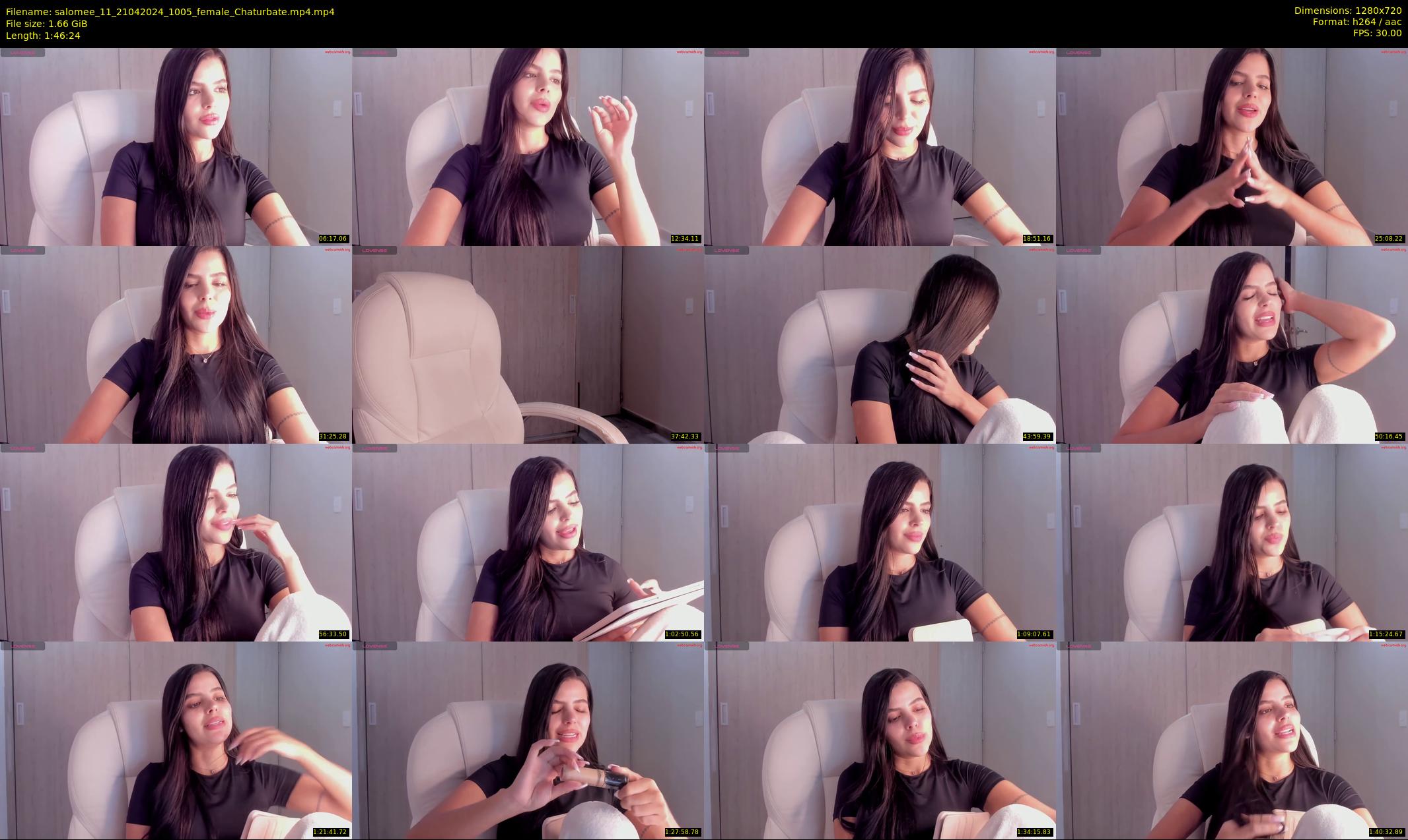 salomee_11 — 107 minute Chaturbate female cam show recording, 720p, Apr 21, 2024