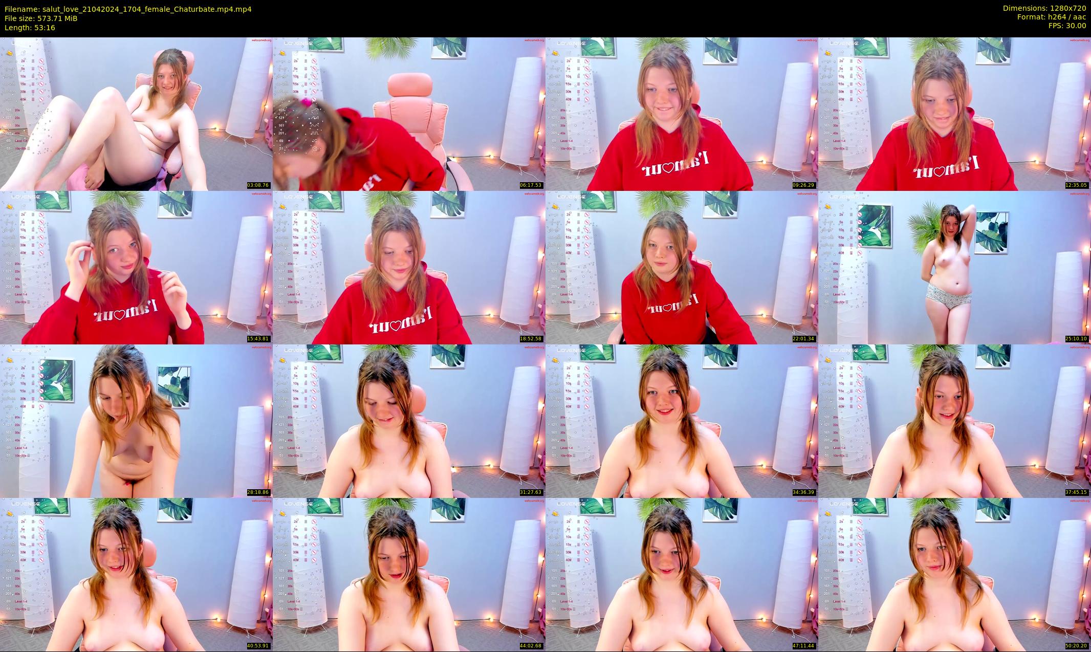 salut_love — 54 minute Chaturbate female cam show recording, 720p, Apr 21, 2024