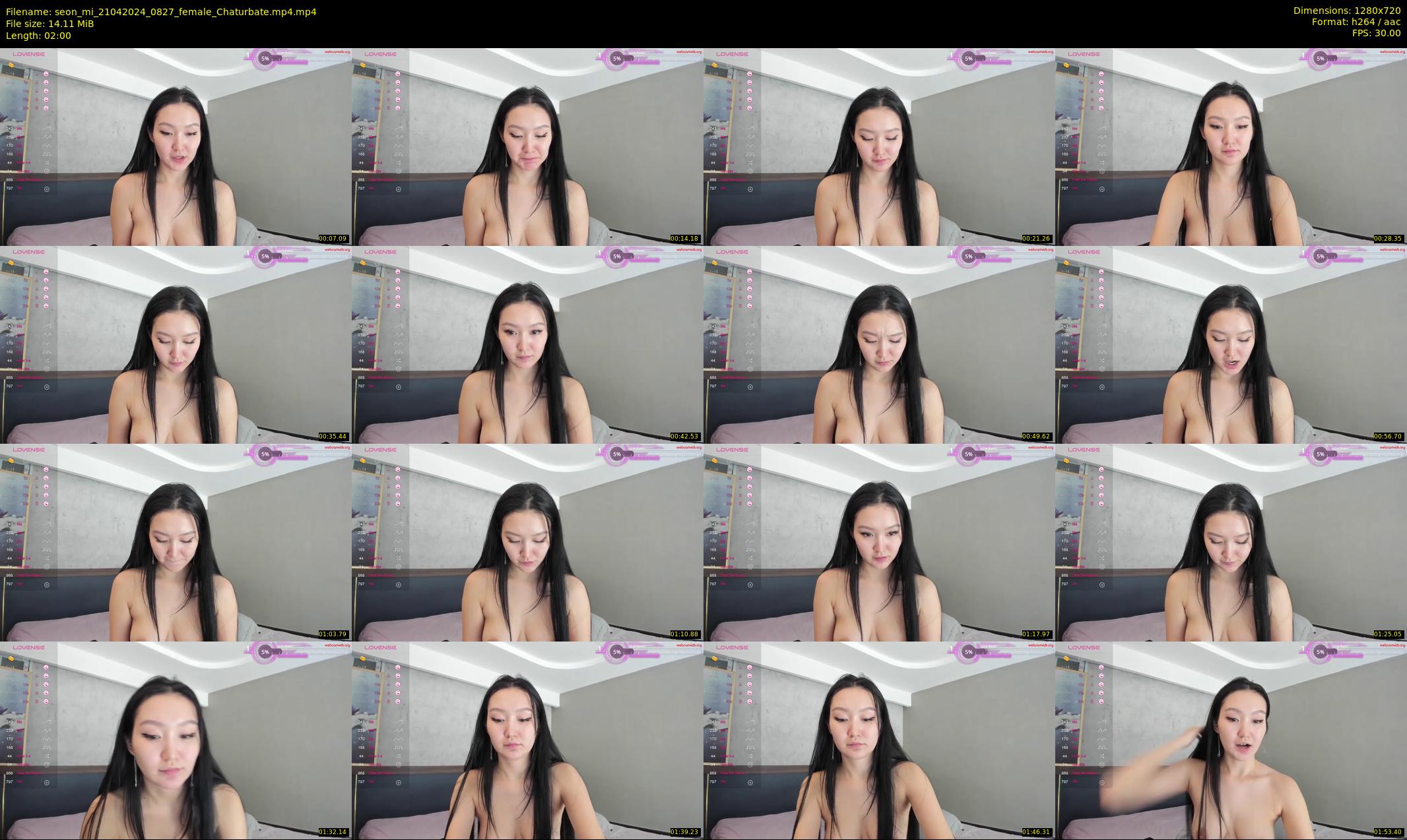 seon_mi — 2 minute Chaturbate female cam show recording, 720p, Apr 21, 2024