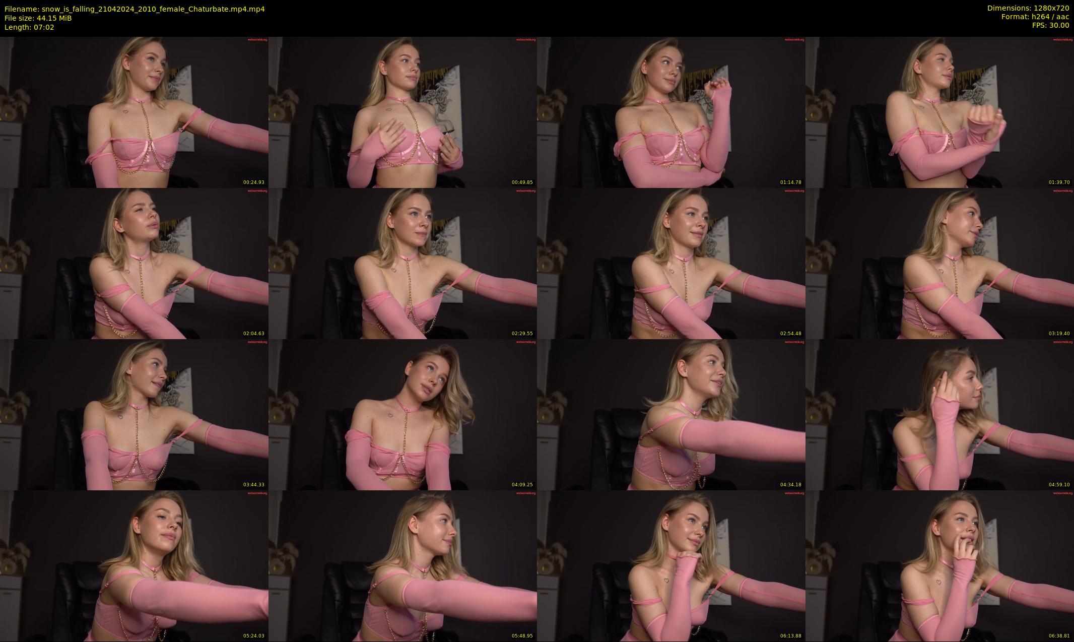 snow_is_falling — 8 minute Chaturbate female cam show recording, 720p, Apr 21, 2024