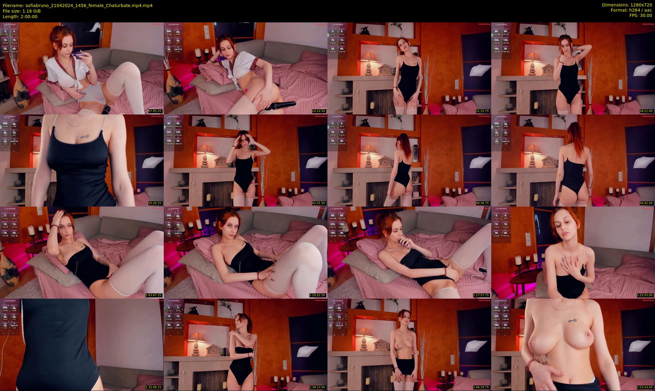 sofiabruno — 120 minute Chaturbate female cam show recording, 720p, Apr 21, 2024