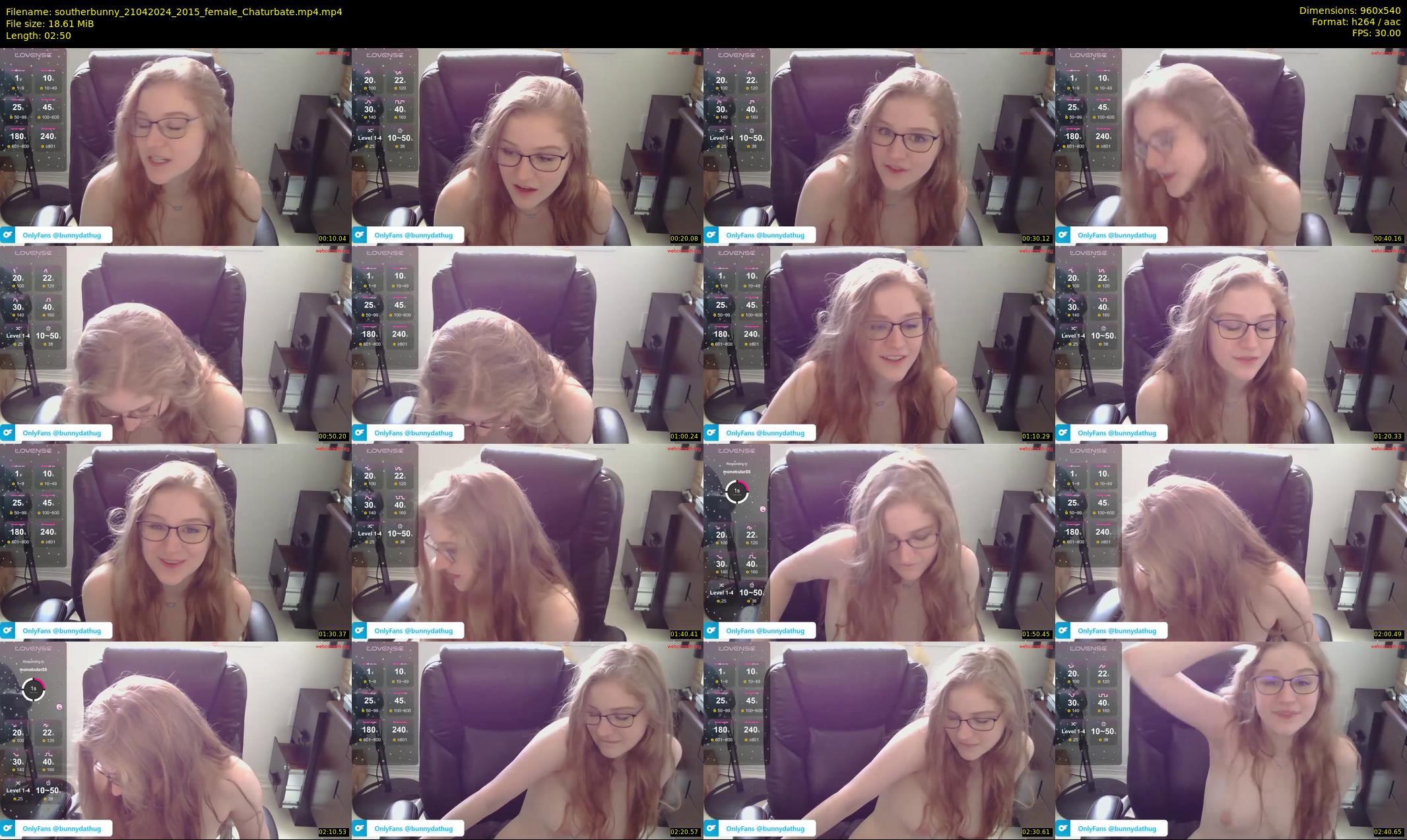 southerbunny — 3 minute Chaturbate female cam show recording, 480p, Apr 21, 2024
