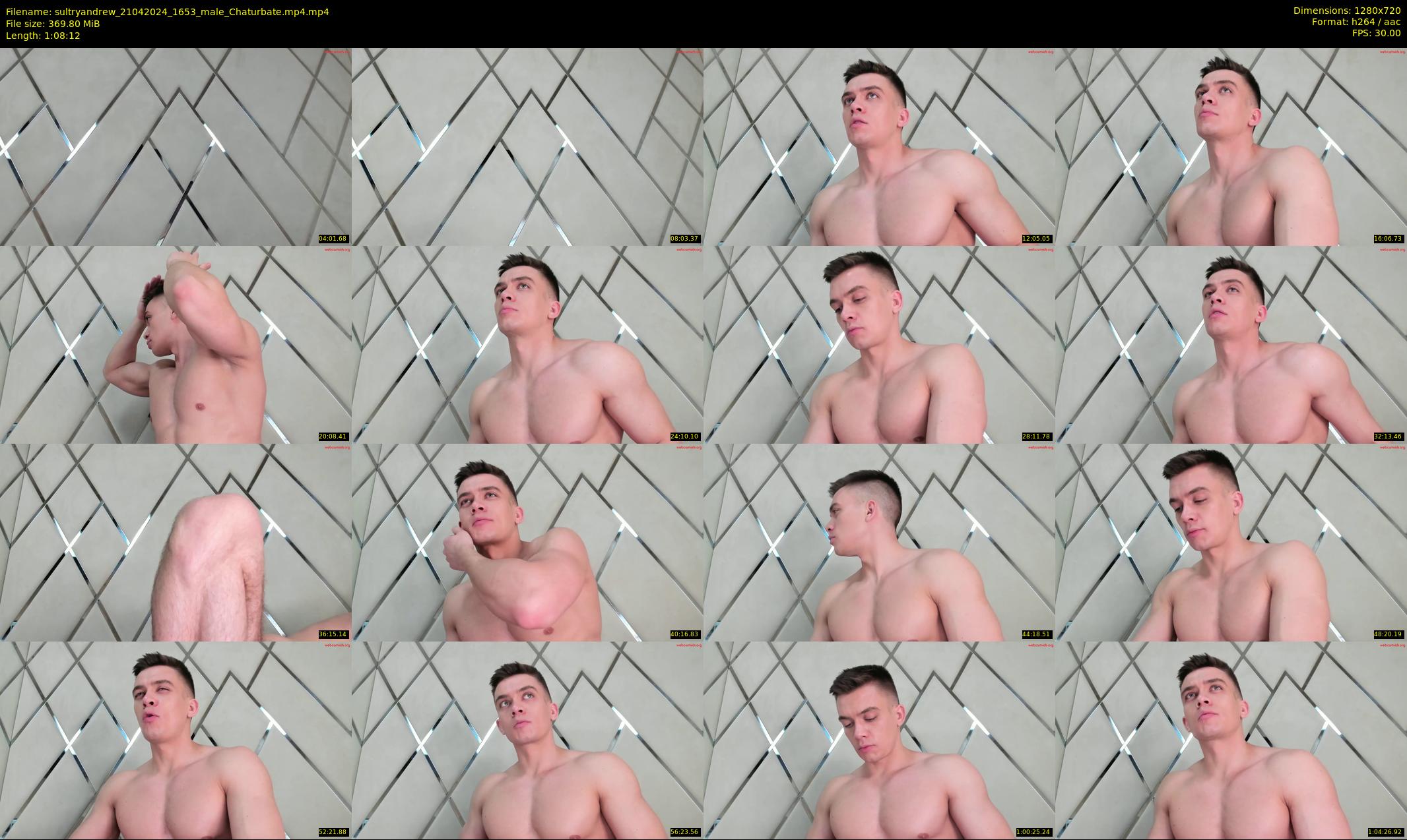 sultryandrew — 69 minute Chaturbate male cam show recording, 720p, Apr 21, 2024