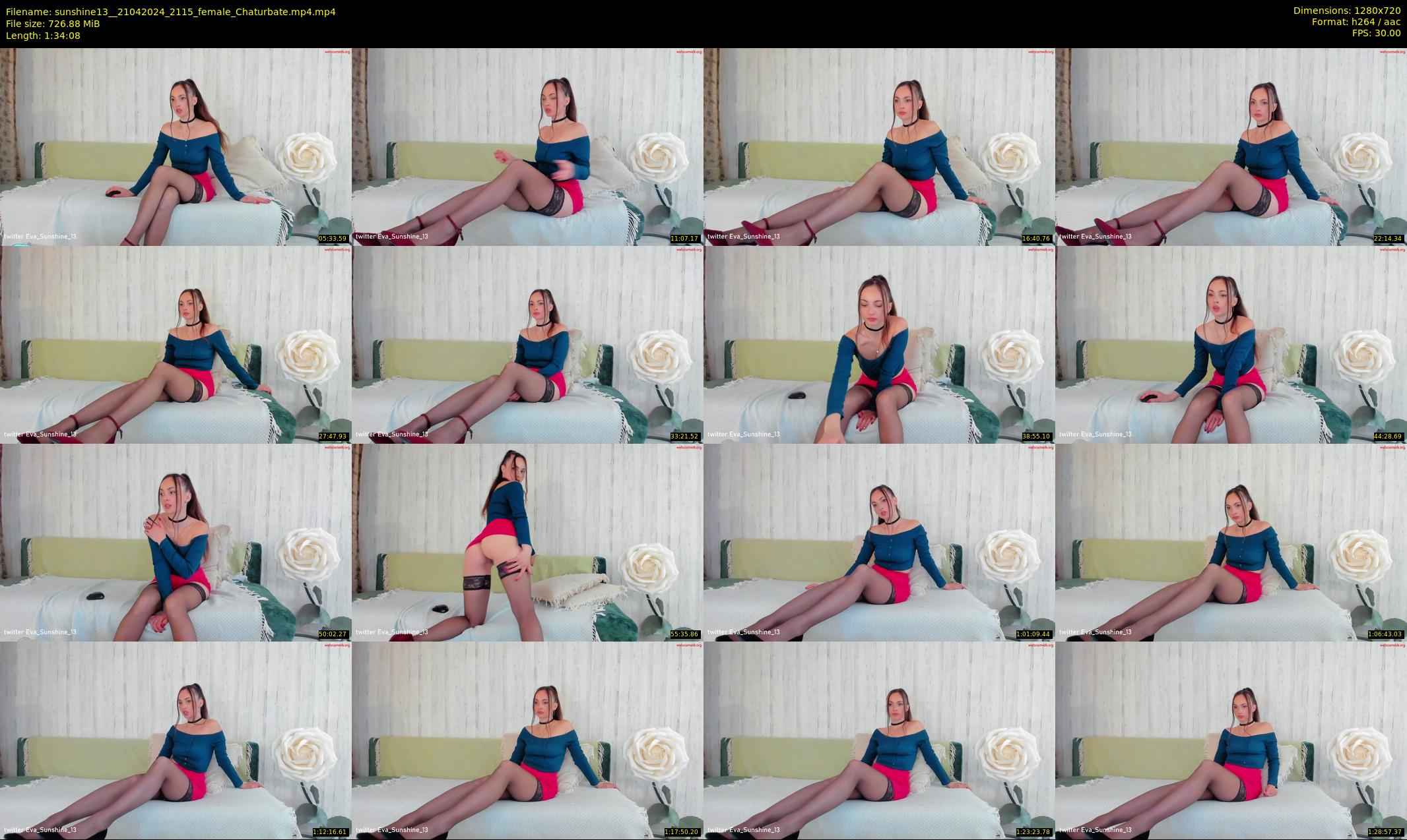 sunshine13_ — 95 minute Chaturbate female cam show recording, 720p, Apr 21, 2024