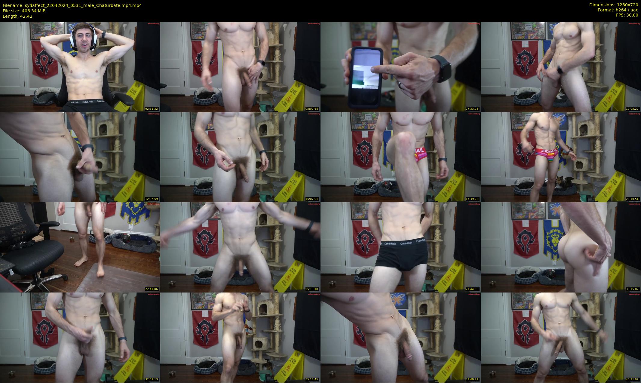 sydaffect — 43 minute Chaturbate male cam show recording, 720p, Apr 22, 2024