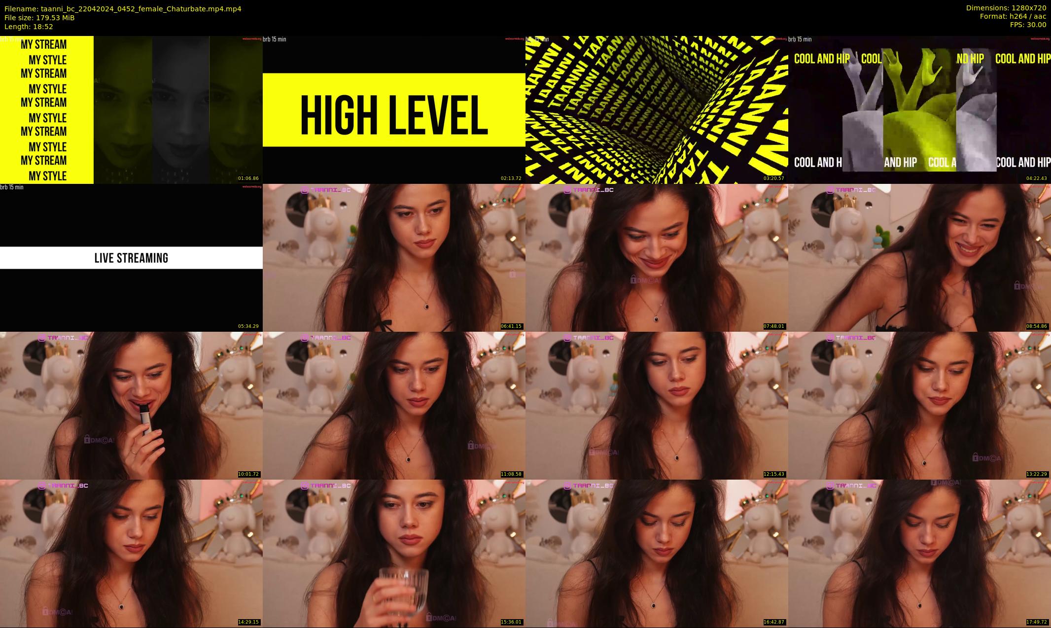 taanni_bc — 19 minute Chaturbate female cam show recording, 720p, Apr 22, 2024