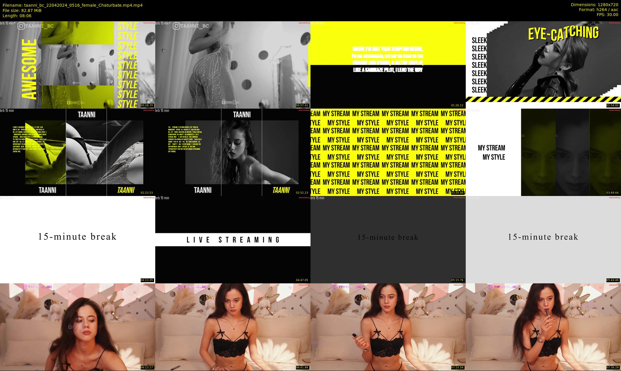 taanni_bc — 9 minute Chaturbate female cam show recording, 720p, Apr 22, 2024