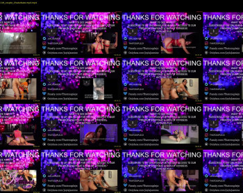 thatcouplejx — 13 minute Chaturbate couple cam show recording, 720p, Apr 21, 2024