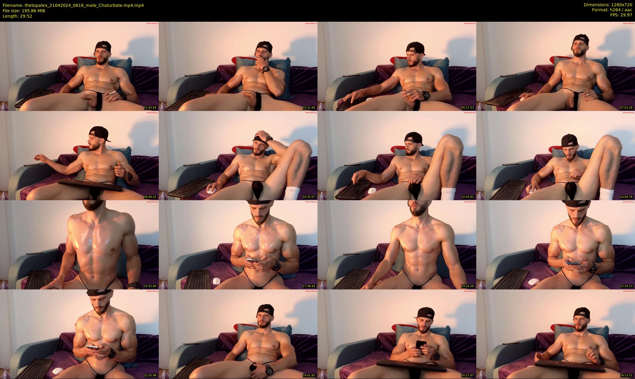 thetopalex — 30 minute Chaturbate male cam show recording, 720p, Apr 21, 2024