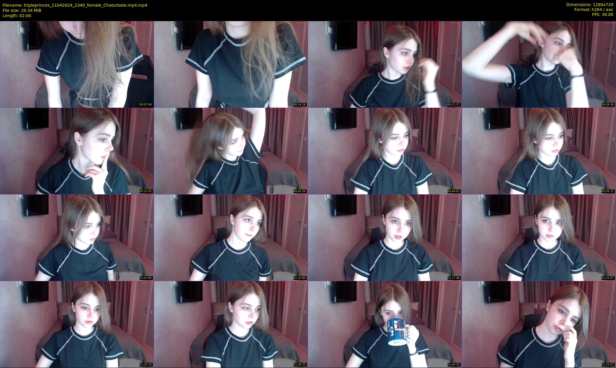 tripleprinces — 2 minute Chaturbate female cam show recording, 720p, Apr 21, 2024
