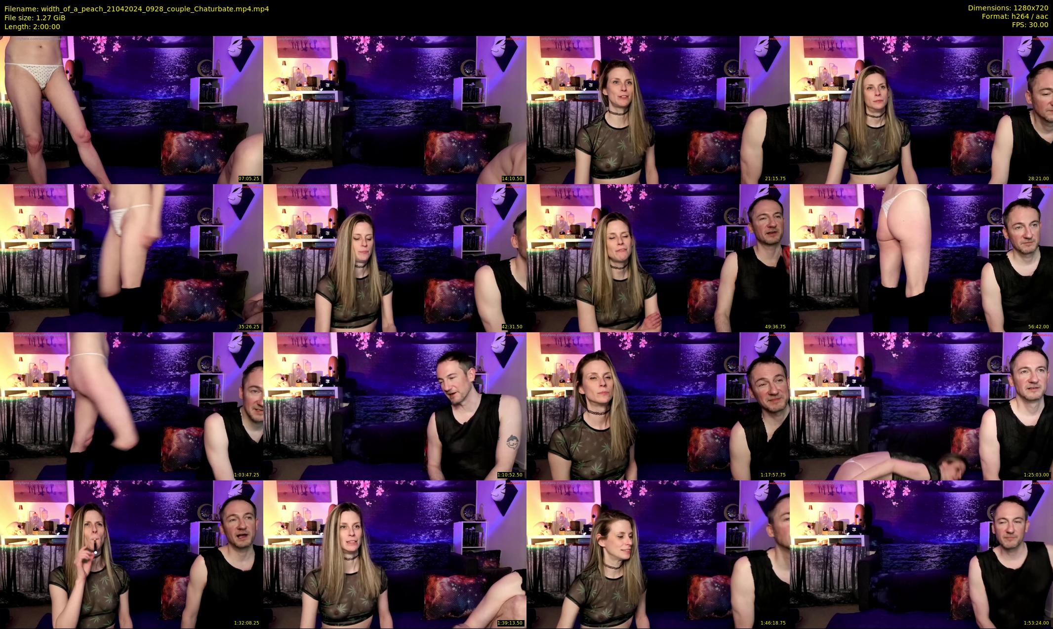 width_of_a_peach — 120 minute Chaturbate couple cam show recording, 720p, Apr 21, 2024