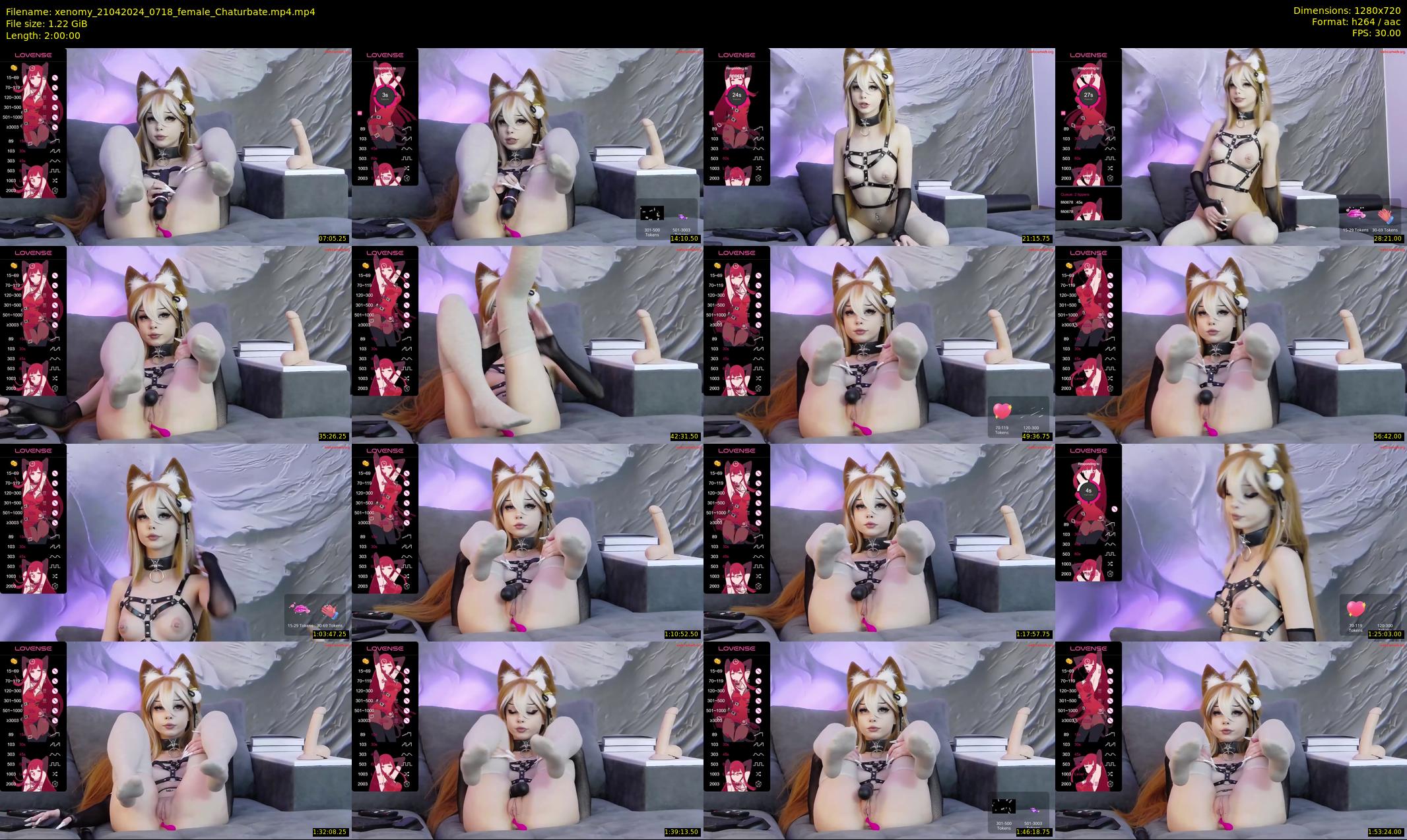 xenomy — 120 minute Chaturbate female cam show recording, 720p, Apr 21, 2024