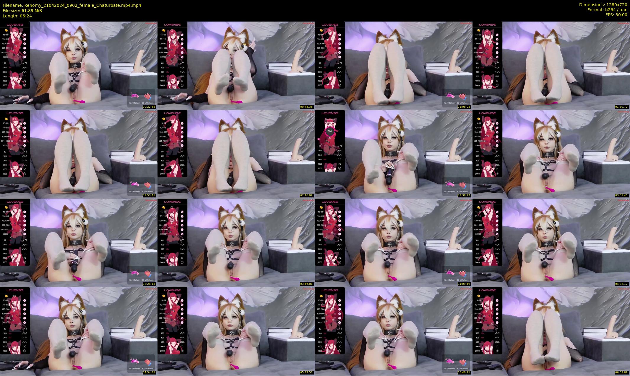 xenomy — 7 minute Chaturbate female cam show recording, 720p, Apr 21, 2024